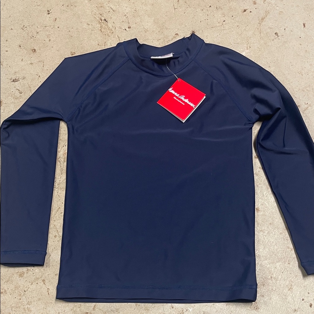 Hanna Andersson Men's Deep Blue Rash Guard